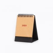 三分之二 2020年简约无印风台历 95*105mm 两色可选 2.9元包邮（需用券）