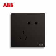 ABB 轩致 AF205-885 错位五孔插座 星空黑色 *10件
