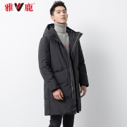 ￥329 Yaloo 雅鹿 2019新品 90%鹅绒加厚中长款羽绒服