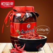 恒星 郫县红油豆瓣酱1100g*2罐