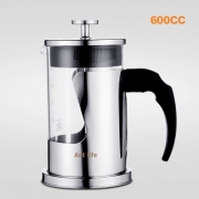 Ant life 高硼硅玻璃不锈钢 法压壶 600ml