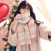 VONNJEYY 婉今 格子围巾 长度205cm 8.8元包邮(需用券)
