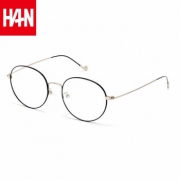 HAN 复古圆框近视眼镜架+1.56防蓝光镜片 69元包邮（需用券）