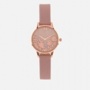 OLIVIA BURTON SEMI 罂粟花立体浮雕表盘 女士时装腕表