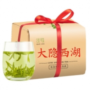 大隐西湖 龙井茶雨前浓香型牛皮纸包 200g *2件 96元包邮（双重优惠）