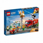 圣诞好礼：LEGO 乐高 City 城市系列 60214 汉堡店消防救援