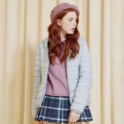 Metersbonwe美特斯邦威88231821女士超轻连帽棉服