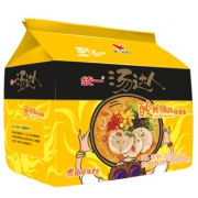 Uni-President 统一 汤达人 酸酸辣辣豚骨味方便面 五连包 20.5元，可低至13.07元/件