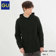 27日0点：GU极优319675男装针织连帽衫