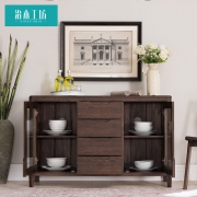 治木工坊 ZSCBG-03 纯实木餐边柜 125*40*80cm 1470元包邮