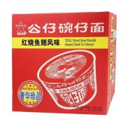 公仔 迷你碗仔面 红烧鱼翅味 18碗