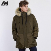 黑五预购：ANDREW MARC XFSM8AD481MNY 男士立领羽绒服 *2件