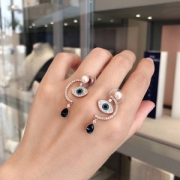 SWAROVSKI 施华洛世奇 Duo Evil Eye 恶魔之眼 5425860 耳环