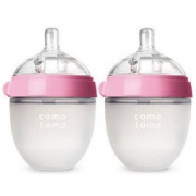 comotomo 可么多么 婴儿宽口硅胶奶瓶150ml*2 *2件