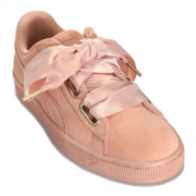 PUMA 彪马 Suede Heart Satin 女士休闲运动鞋