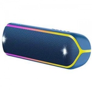 Sony 索尼 SRS-XB32 蓝牙扬声器（便携式，无线，NFC，彩色灯条，额外低音，频闪灯，防水）SRSXB32L.CE7