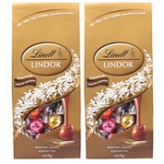 Lindt 瑞士莲软心进口巧克力球袋装 600克x2件装