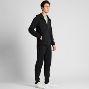 UNIQLO 优衣库 418702 弹力运动拉链连帽开衫