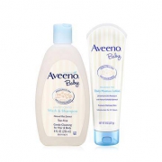 双11预售： AVEENO艾维诺 婴儿润肤霜 226g+沐浴露236ml