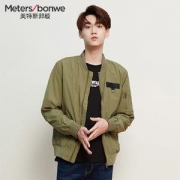Metersbonwe美特斯邦威Q661011男士飞行员夹克