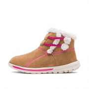 11日0点：Skechers 斯凯奇 女童加厚毛绒短靴 低至180元(4件75折）