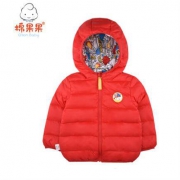 棉果果 儿童连帽羽绒服中性款 90绒