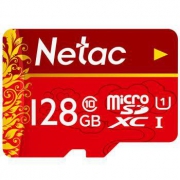 Netac 朗科 128GB Class10 TF内存卡 中国红