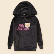 ￥119.8 BINPAW 女童天鹅绒秋装卫衣 *4件