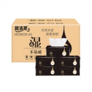 顺清柔 抽纸 纯净版纸巾 3层120抽面巾纸*20包 *2件