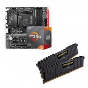绝对值： AMD Ryzen 5 3600 盒装CPU + 微星B450M Mortar Max主板 + 海盗船16GB（8GB*2） DDR4 3000 套装