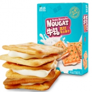TATA 榙榙 牛轧糖苏打夹心饼干 原味 156g *7件 53.62元（满减优惠）