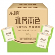 顺清柔 色不漂白纸巾 有芯卷纸 4层130g*27卷 *6件 179.4元（合29.9元/件）