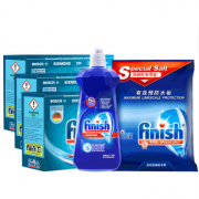 11日0点、双11预告：finish 亮碟 洗碗块489g*6盒+洗碗盐2kg*2袋+漂洗剂500ml*2瓶+洗碗液1L 342元包邮（需用券）