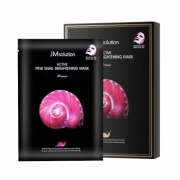 多款可选、京东PLUS会员： JM solution 粉蜗牛原液提亮面膜 10片 *6件