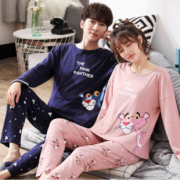 韩版情侣睡衣纯棉家居服套装 券后￥39