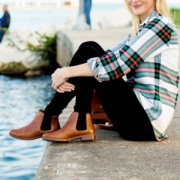 码全低价，Clarks 其乐 Taylor Shine 女士真皮切尔西靴