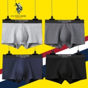 U.S. POLO ASSN. 男士 纯棉内裤 4条 29.9元包邮（多款可选）