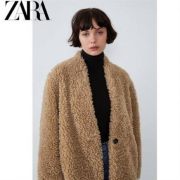 11日0点、双11预告：ZARA 01255238710-25女士抓绒大衣外套