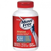 添加MSM+D3，镇痛补钙！Schiff Move Free 氨糖软骨素 维骨力 蓝盒