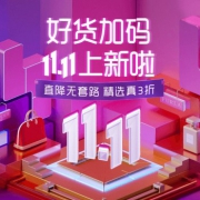 手慢无：唯品会 双11好价加码 爆款限量上新