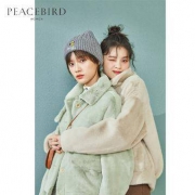 11日0点、双11预告： PEACEBIRD 太平鸟 A8BB94211 女士毛绒派克外套