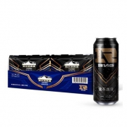 京东PLUS会员：哈尔滨啤酒 英雄联盟LPL战队RNG罐 冰纯啤酒 500ml*18听*2件