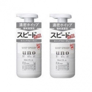 预售：SHISEIDO 资生堂 UNO 男士泡沫快速洁面奶 150ml*2瓶