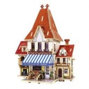 Robotime 若态 手工DIY小屋 F126 法国花店