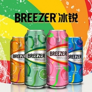 百加得 Breezer/冰锐 3°朗姆预调酒 4口味组合装 330mlx16罐