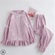 公主风珊瑚绒加厚家居服睡衣套装 券后￥39