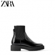 双11预告：ZARA 16150001040 女士打褶靴筒