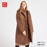 优衣库 420215 女士高性能复合茧形大衣