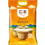 有券的上：五丰 盘锦大米 盘锦清香米 5kg *3件