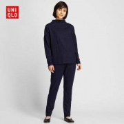 27日0点、低过双11：UNIQLO优衣库420597女款柔软针织套装